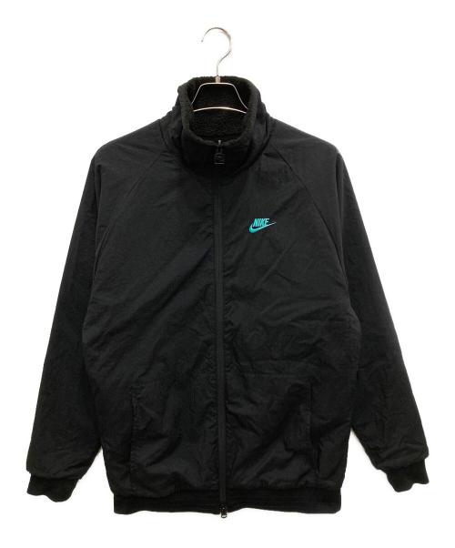 NIKE（ナイキ）NIKE (ナイキ) atmos (アトモス) BIG SWOOSH BOA REVERSIBLE JKT/ビッグ スウッシュ ボア リバーシブル ジャケット ブラック サイズ:Mの古着・服飾アイテム