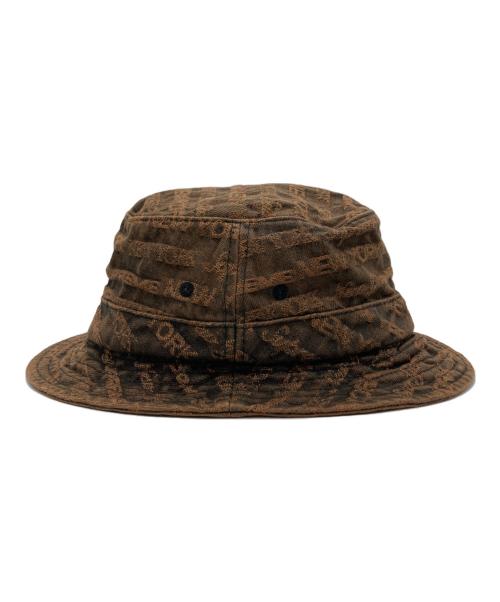 SUPREME（シュプリーム）Supreme (シュプリーム) Multi Type Jacquard Denim Crusher ブラウンの古着・服飾アイテム