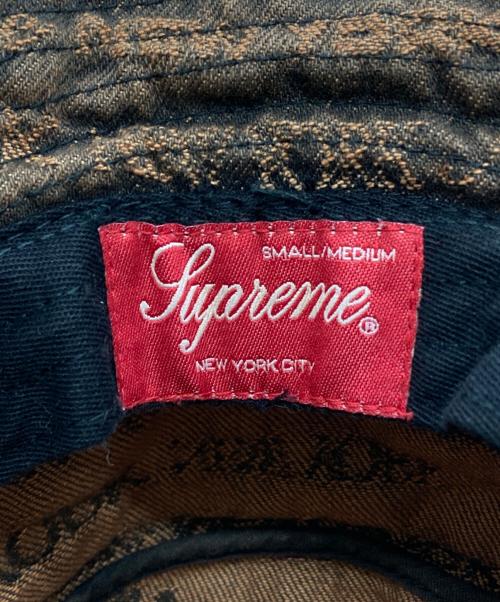 SUPREME（シュプリーム）Supreme (シュプリーム) Multi Type Jacquard Denim Crusher ブラウンの古着・服飾アイテム