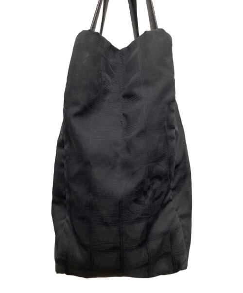 CHANEL（シャネル）CHANEL (シャネル) ニュートラベルライン トートバッグMM ブラックの古着・服飾アイテム