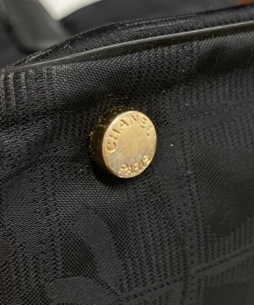 CHANEL（シャネル）CHANEL (シャネル) ニュートラベルライン トートバッグMM ブラックの古着・服飾アイテム