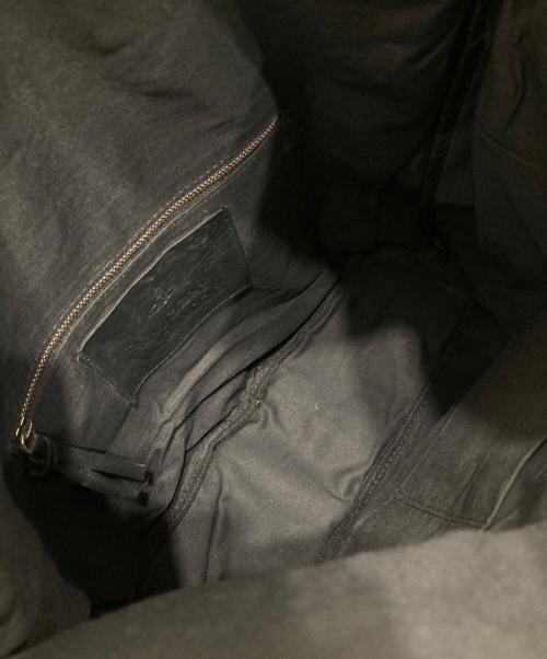 Vivienne Westwood（ヴィヴィアンウエストウッド）Vivienne Westwood (ヴィヴィアンウエストウッド) フラップトートバッグ ブラック×グレーの古着・服飾アイテム