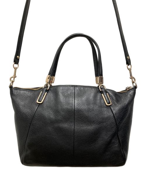 COACH（コーチ）COACH (コーチ) 2wayレザーショルダーバッグ ブラックの古着・服飾アイテム