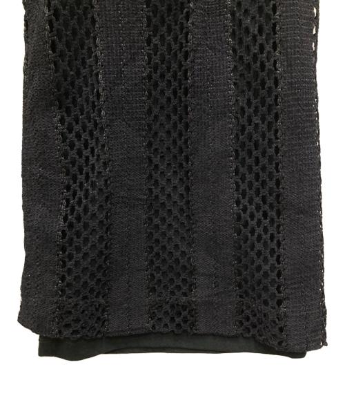 TAAKK（ターク）TAAKK (ターク) メッシュ切替ワイドパンツ ブラック サイズ:2の古着・服飾アイテム