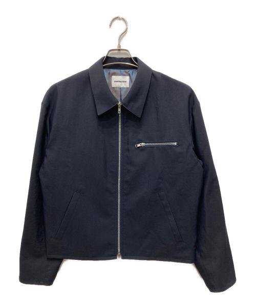 MONKEY TIME（モンキータイム）MONKEY TIME (モンキータイム) エアーバックサテンシリーズ ジップ ジャケット ネイビー サイズ:Sの古着・服飾アイテム
