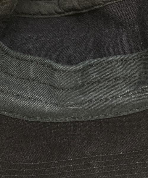 SUPREME（シュプリーム）Supreme (シュプリーム) Washed Chino Twill Camp Cap/ウォッシュド チノ ツイル キャンプ キャップ ブラックの古着・服飾アイテム