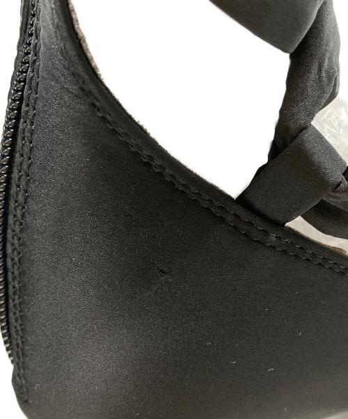 CHALMIERE（シャルミエール）chalmiere (シャルミエール) レースアップサテンパンプス ブラック サイズ:Lの古着・服飾アイテム