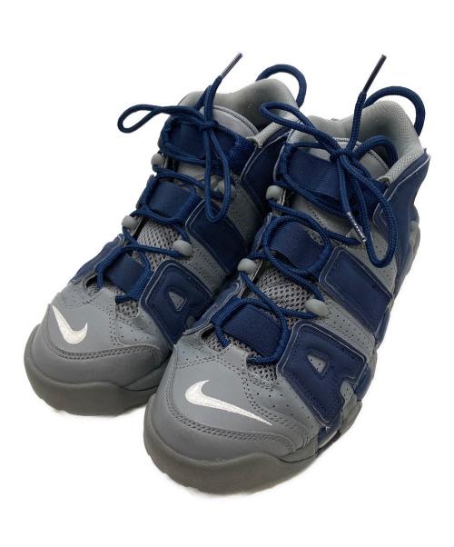 NIKE（ナイキ）NIKE (ナイキ) AIR MORE UPTEMPO 96 グレー×ネイビー サイズ:26.5の古着・服飾アイテム