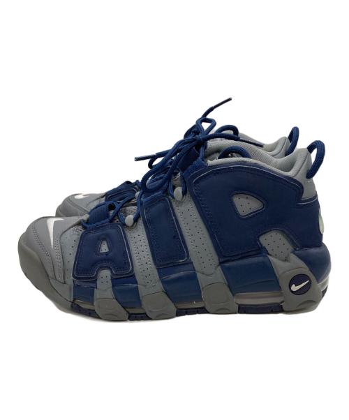 NIKE（ナイキ）NIKE (ナイキ) AIR MORE UPTEMPO 96 グレー×ネイビー サイズ:26.5の古着・服飾アイテム