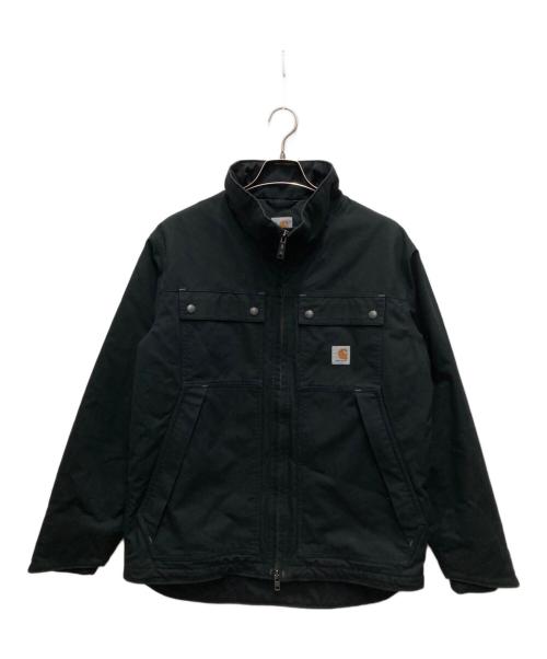 CarHartt（カーハート）CarHartt (カーハート) Quick Duck Jefferson Traditional Jackt/クイック ダック ジェファーソン トラディショナル ジャケット ブラック サイズ:Mの古着・服飾アイテム