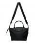 LONGCHAMP (ロンシャン) ル プリアージュ エナジー S トップハンドルバッグ ブラック 未使用品：22000円
