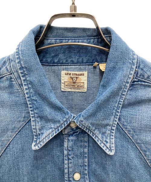 LEVI'S VINTAGE CLOTHING（リーバイス ビンテージ クロージング）LEVI'S VINTAGE CLOTHING (リーバイス ビンテージ クロージング) ウエスタンデニムシャツ ブルー サイズ:Sの古着・服飾アイテム
