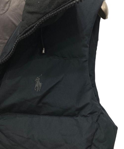POLO RALPH LAUREN（ポロ・ラルフローレン）POLO RALPH LAUREN (ポロ・ラルフローレン) TYROL VEST DOWN FILL/ダウンベスト ブラック サイズ:Sの古着・服飾アイテム
