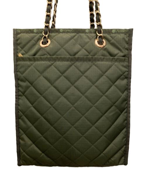 LeSportsac（レスポートサック）LeSportsac (レスポートサック) CHAIN N/S TOTE/チェーントート オリーブの古着・服飾アイテム