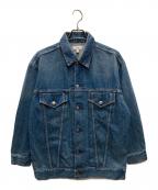 HYKEハイク）の古着「DENIM JACKET TYPE3/BIG FIT/デニム ジャケット タイプスリー / ビッグ フィット」｜インディゴ