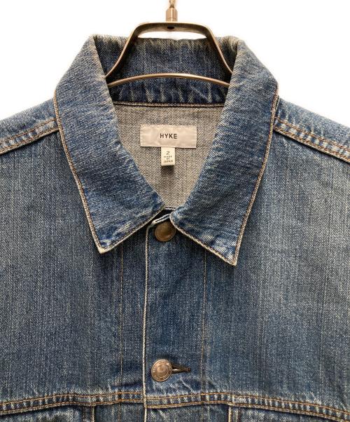 HYKE（ハイク）HYKE (ハイク) DENIM JACKET TYPE3/BIG FIT/デニム ジャケット タイプスリー / ビッグ フィット インディゴ サイズ:2の古着・服飾アイテム