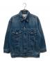 HYKE（ハイク）の古着「DENIM JACKET TYPE3/BIG FIT/デニム ジャケット タイプスリー / ビッグ フィット」｜インディゴ
