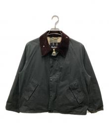 Barbour（バブアー）の古着「TRANSPORT ワックス ショート ジャケット」｜グリーン