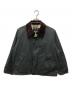 Barbour（バブアー）の古着「TRANSPORT ワックス ショート ジャケット」｜グリーン