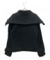Maison Margiela (メゾンマルジェラ) クロップド・リブカラー・Pコート ブラック サイズ:38：20000円