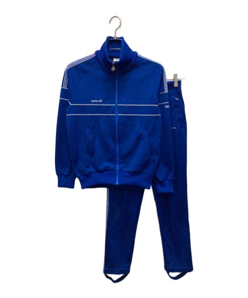 adidas（アディダス）adidas (アディダス) 80'sヴィンテージセットアップ ブルー サイズ:3の古着・服飾アイテム