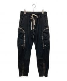 RICK OWENS（リックオウエンス）の古着「22SS BAUHAUS CARGO/バウハウスカーゴパンツ」｜ブラック