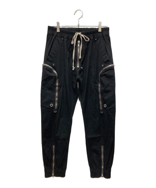 RICK OWENS（リックオウエンス）RICK OWENS (リックオウエンス) 22SS BAUHAUS CARGO/バウハウスカーゴパンツ ブラック サイズ:50の古着・服飾アイテム