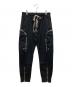 RICK OWENS（リックオウエンス）の古着「22SS BAUHAUS CARGO/バウハウスカーゴパンツ」｜ブラック