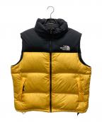 THE NORTH FACEザ ノース フェイス）の古着「レトロヌプシダウンベスト」｜イエロー×ブラック