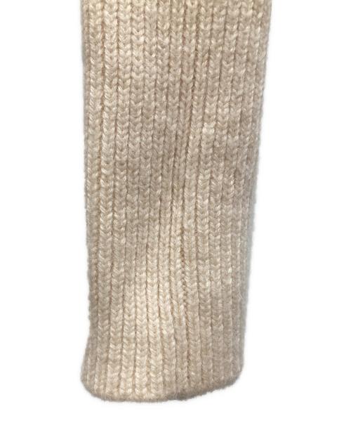 HER LIP TO（ハーリップトゥ）Her lip to (ハーリップトゥ) Bambina Cable Knit Dress Her lip to/バンビーナ ケーブル ニット ドレス ベージュ サイズ:Mの古着・服飾アイテム