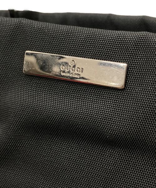 GUCCI（グッチ）GUCCI (グッチ) バンブーナイロンハンドバッグ ブラックの古着・服飾アイテム