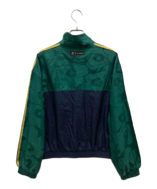 adidas（アディダス）adidas (アディダス) marimekko (マリメッコ) トラックジャケット グリーン×ネイビー サイズ:XXSの古着・服飾アイテム