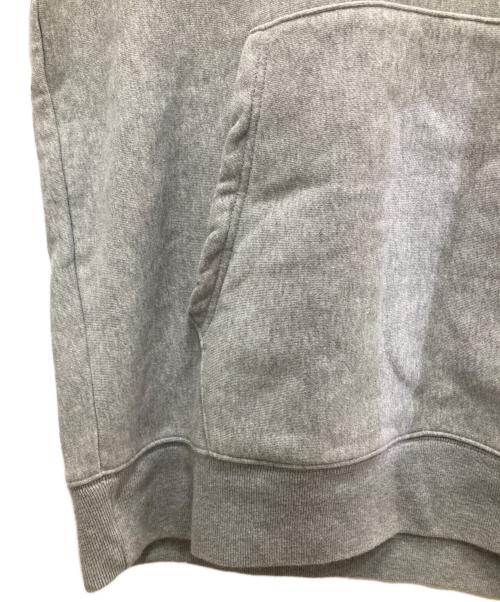 stussy（ステューシー）stussy (ステューシー) STOCK LOGO HOOD/ストックロゴ フーディ グレー サイズ:Lの古着・服飾アイテム