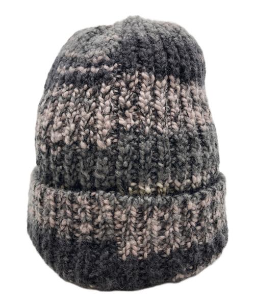 SUPREME（シュプリーム）Supreme (シュプリーム) Space Dye Stripe Beanie/スペース ダイ ストライプ ビーニー グレーの古着・服飾アイテム