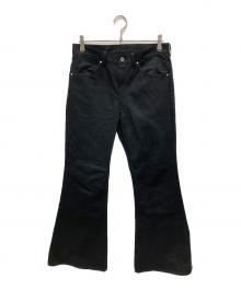 BEAMS（ビームス）の古着「FUTURE ARCHIVE / FLARE DENIM 2」｜ブラック