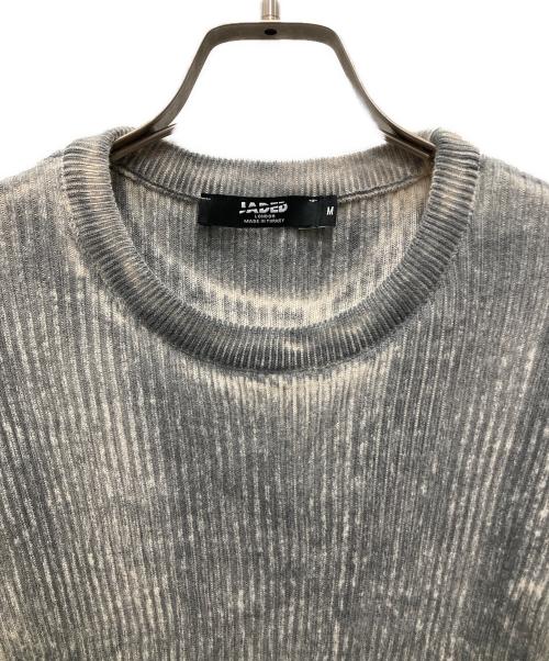 Jaded London（ジェイデッドロンドン）Jaded London (ジェイデッドロンドン) リブニット グレー サイズ:Mの古着・服飾アイテム
