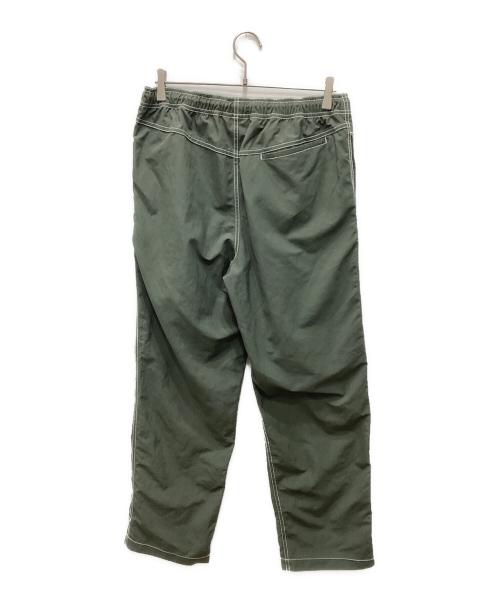 stussy（ステューシー）stussy (ステューシー) NYLON FOLSOM BEACH PANT グリーン サイズ:Sの古着・服飾アイテム