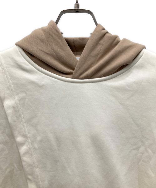 CULLNI（クルニ）CULLNI (クルニ) LAYERED PARKA/レイヤードパーカ アイボリー サイズ:1の古着・服飾アイテム