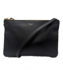 CELINE（セリーヌ）の古着「トリオスモールショルダーバッグ」｜ブラック