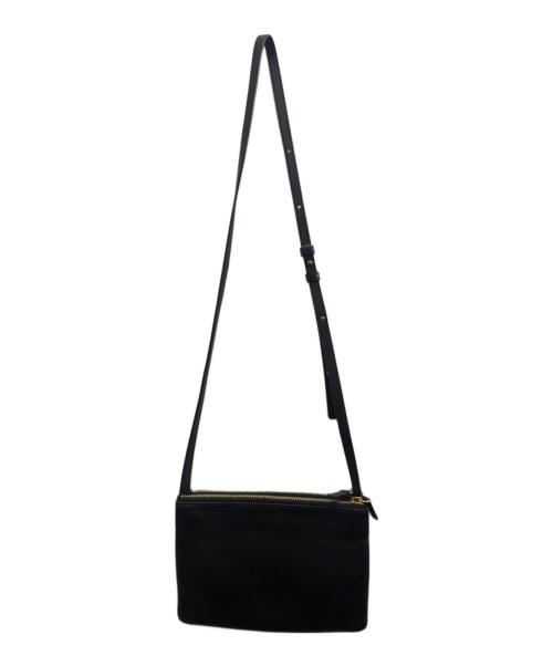 CELINE（セリーヌ）CELINE (セリーヌ) トリオスモールショルダーバッグ ブラックの古着・服飾アイテム