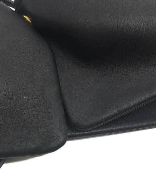 CELINE（セリーヌ）CELINE (セリーヌ) トリオスモールショルダーバッグ ブラックの古着・服飾アイテム