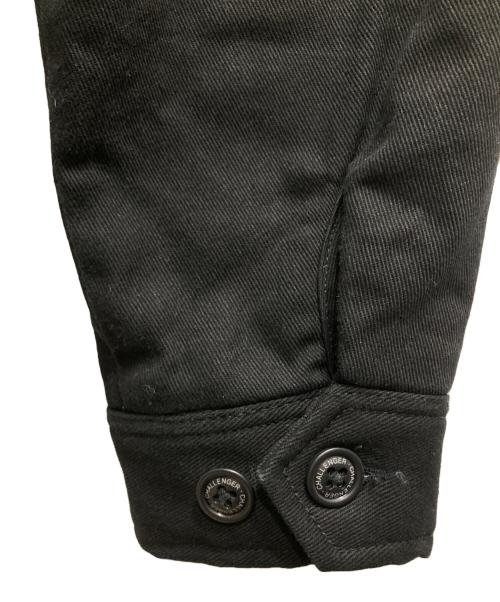 CHALLENGER（チャレンジャー）CHALLENGER (チャレンジャー) LOGO WORK JACKET/ロゴワークジャケット ブラック サイズ:Mの古着・服飾アイテム