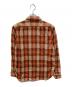 TOYS McCOY (トイズマッコイ) OVERALLS COTTON CHECKED SHIRT/オーバーオールズ コットン チェックド シャツ  オレンジ サイズ:15：8000円