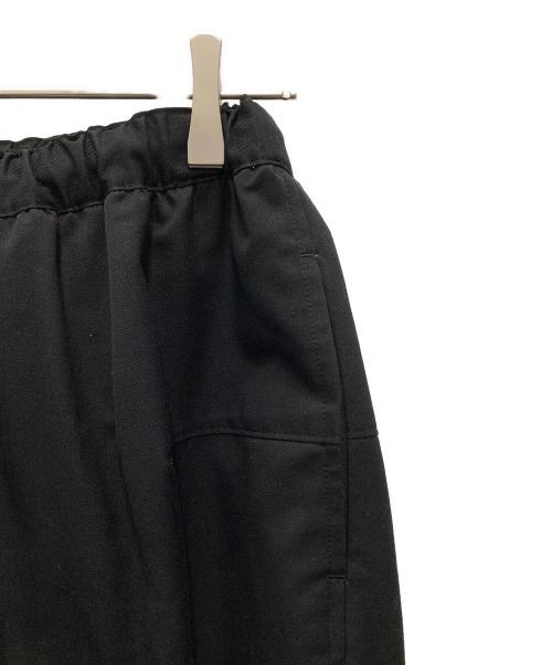 COMME des GARCONS（コムデギャルソン）COMME des GARCONS (コムデギャルソン) ポリエステルウールツイル変形ギャザーサルエルパンツ ブラック サイズ:XSの古着・服飾アイテム