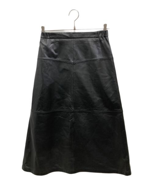 Schott（ショット）Schott (ショット) レザースカート ブラック サイズ:Fの古着・服飾アイテム