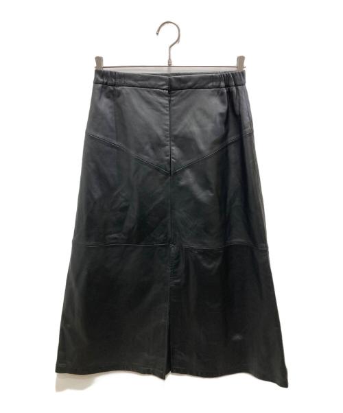 Schott（ショット）Schott (ショット) レザースカート ブラック サイズ:Fの古着・服飾アイテム