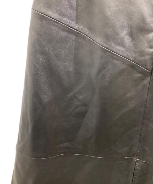 Schott（ショット）Schott (ショット) レザースカート ブラック サイズ:Fの古着・服飾アイテム