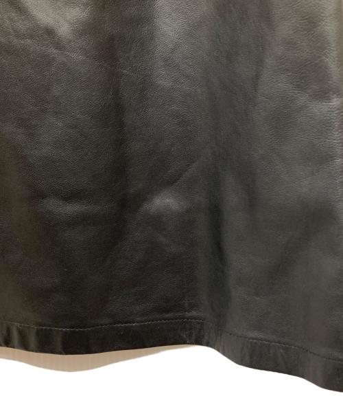 Schott（ショット）Schott (ショット) レザースカート ブラック サイズ:Fの古着・服飾アイテム
