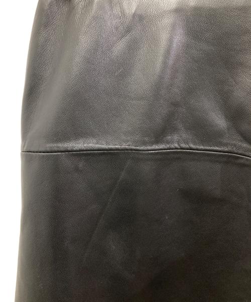 Schott（ショット）Schott (ショット) レザースカート ブラック サイズ:Fの古着・服飾アイテム