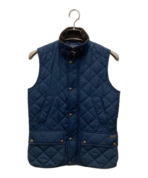 POLO RALPH LAUREN（ポロ・ラルフローレン）POLO RALPH LAUREN (ポロ・ラルフローレン) キルティングベスト ネイビー サイズ:Sの古着・服飾アイテム